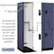 Salsbury Industries 2 Tier 'S' Designer Locker, 54"Wx76"Hx24"D, 6 Door, Blue 18-27364BLU - alternate 4